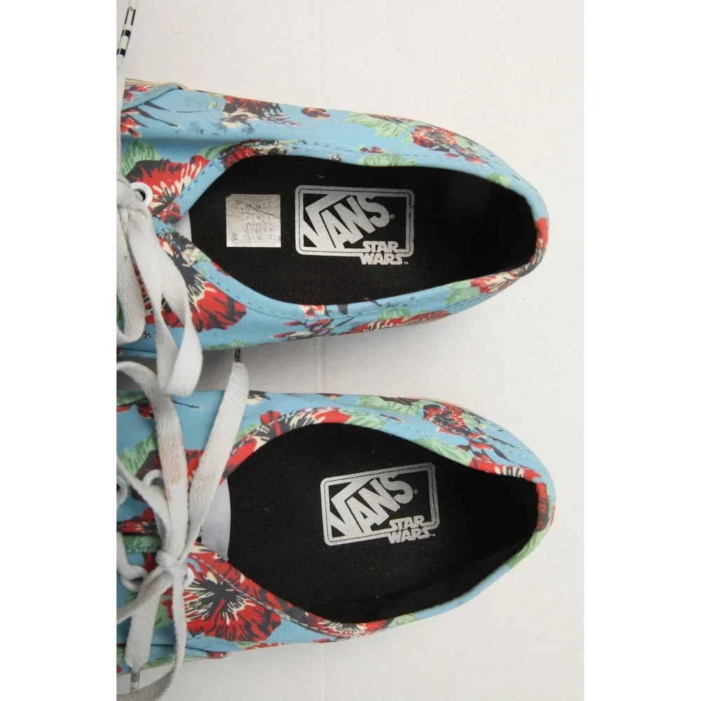 Vans Star Wars Yoda Aloha Authentic Men's US 9.5 Floral Hawaiian Sneakers